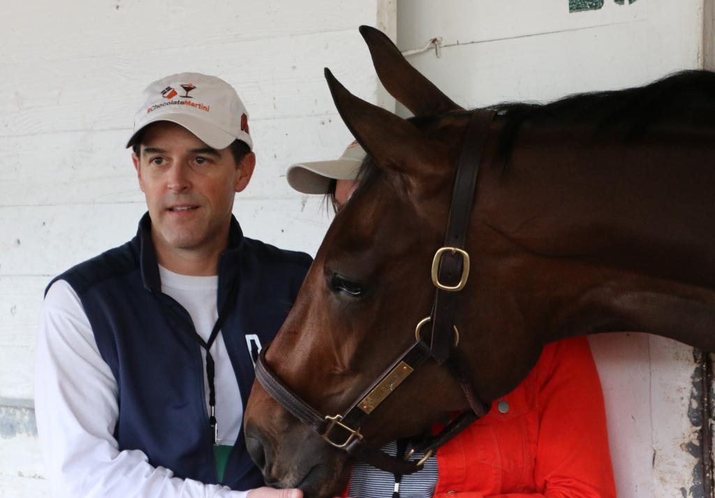 Brian Pinto With Chocolate Martini. (Julie June Stewart photo)